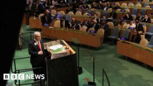 'Order in the hall': Dozens walk out as Netanyahu begins speech at UN